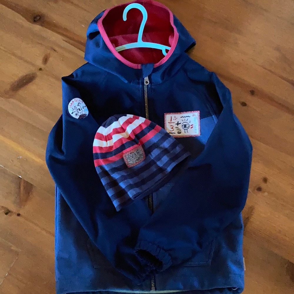 Souris Mini Fall Jacket with matching hat